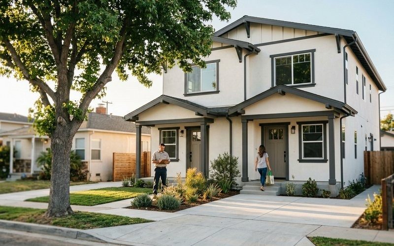 Orange County single-family neighborhood eligible for SB 9 lot split and duplex development in 2026