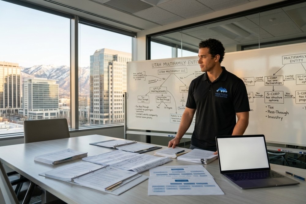 Utah multifamily investment entity structure planning session