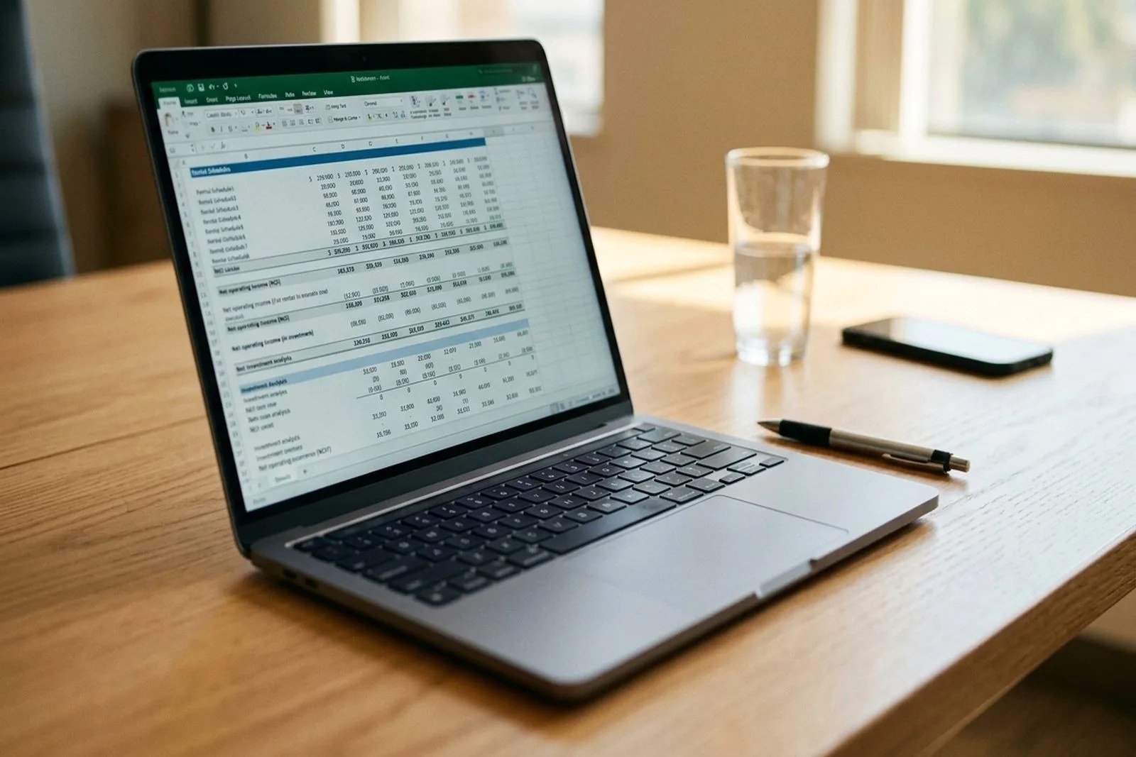 Multifamily underwriting spreadsheet for Orange County investment property
