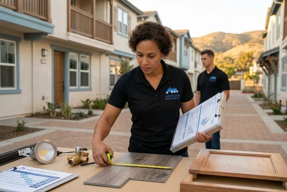 Detailed breakdown of multifamily property components during cost segregation analysis showing different building systems and their depreciation categories