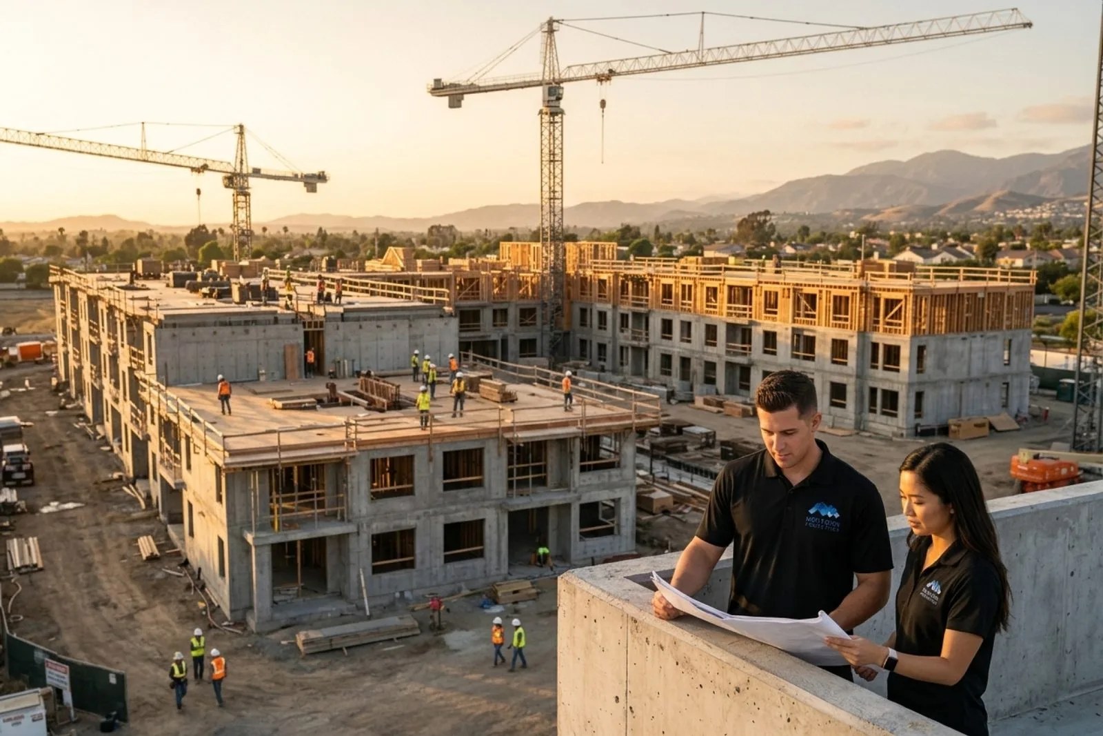 Orange County multifamily development site experiencing permitting and construction delays