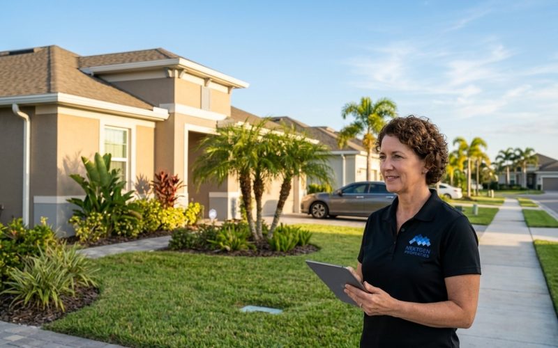 Orlando single-family rental home with tenant screening checklist